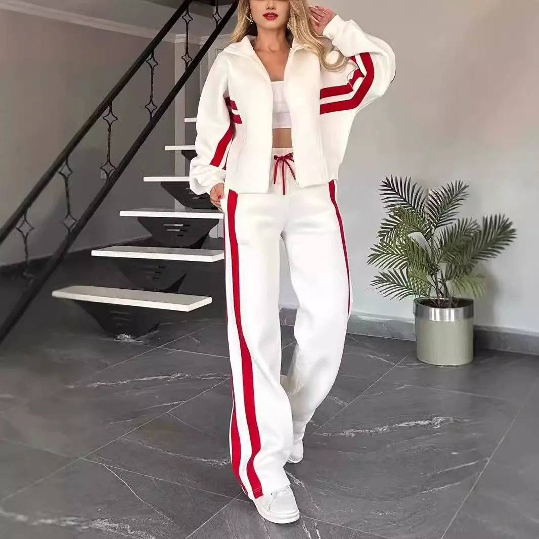 Peris Gems Y2K Striped Zipper Coat+sweatpants Two Piece Set Women Casual Batwing Sleeve Sports Jacket Outfits Autumn Winter Sweatshirt Suit Y2K Striped Zipper Coat+sweatpants Two Piece Set Women Casual Batwing Sleeve Sports Jacket Outfits Autumn Winter Sweatshirt Suit SHEIN Amazon Temu