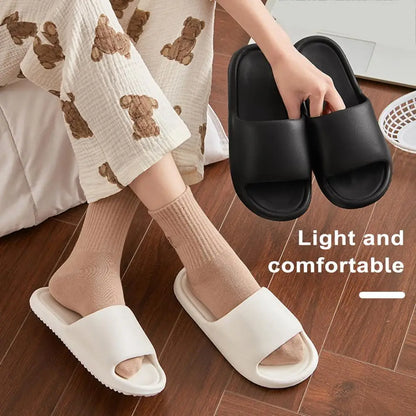 Lightweight Slippers Soft Platform Sole Women&