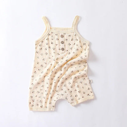 Peris Gems 0-24M Newborn Kid Baby Boys Girls Clothes Summer Cotton Baby Romper Sleeveless Jumpsuit Cute Sweet New Born Outfit SHEIN Amazon Temu