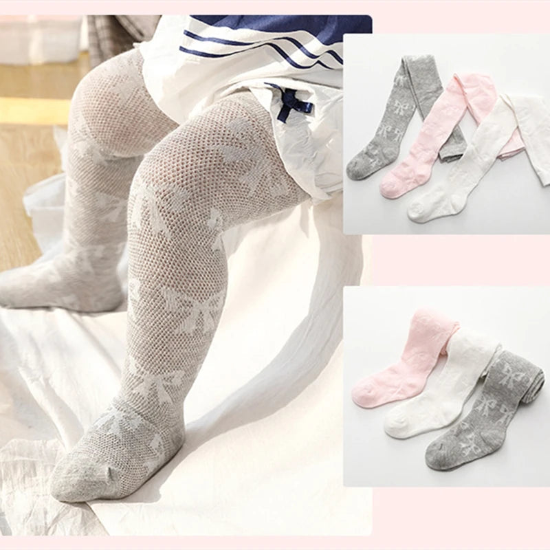 Peris Gems 0-8Y Baby Girl Spring Summer Pantyhose Knitted Cotton Children Tights Thin Breathable Infant Toddler Stockings Kids Accessories SHEIN Amazon Temu