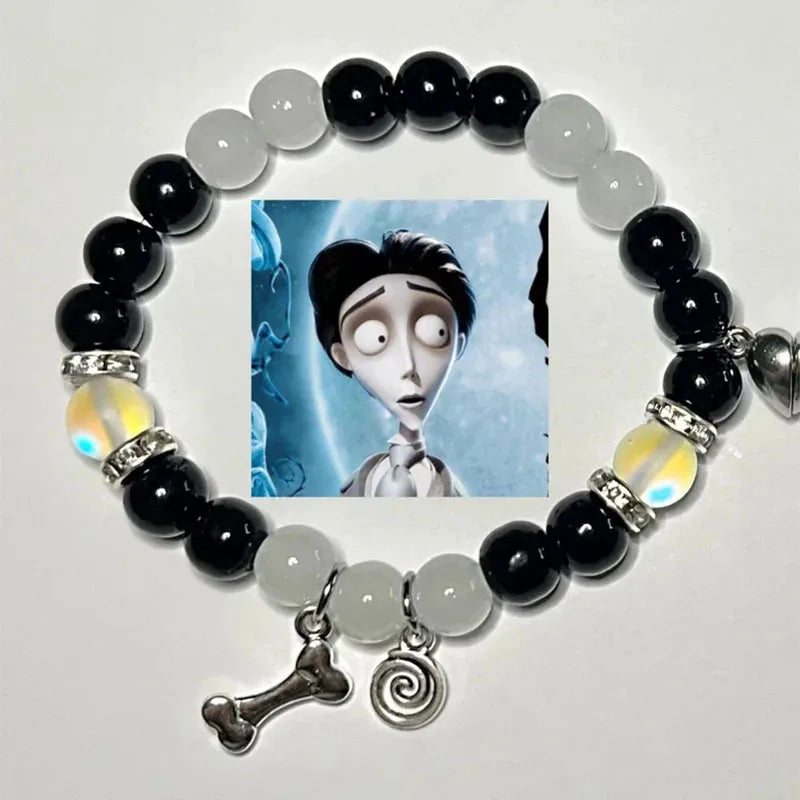 Peris Gems 1 Handmade Corpse bride inspired matching bracelets Y2K Jewelry SHEIN Amazon Temu