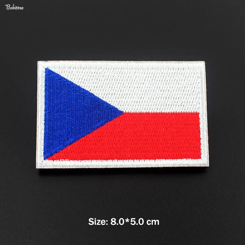 Peris Gems  1 Pcs 14 Stick-On 3D Country Flag Fabric Patches SHEIN Amazon Temu