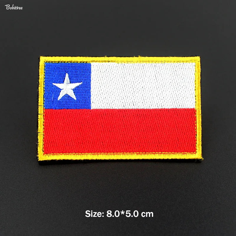 Peris Gems  1 Pcs 21 Stick-On 3D Country Flag Fabric Patches SHEIN Amazon Temu