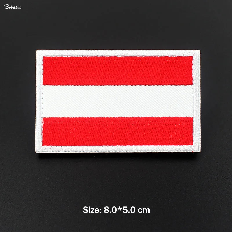 Peris Gems  1 Pcs 22 Stick-On 3D Country Flag Fabric Patches SHEIN Amazon Temu