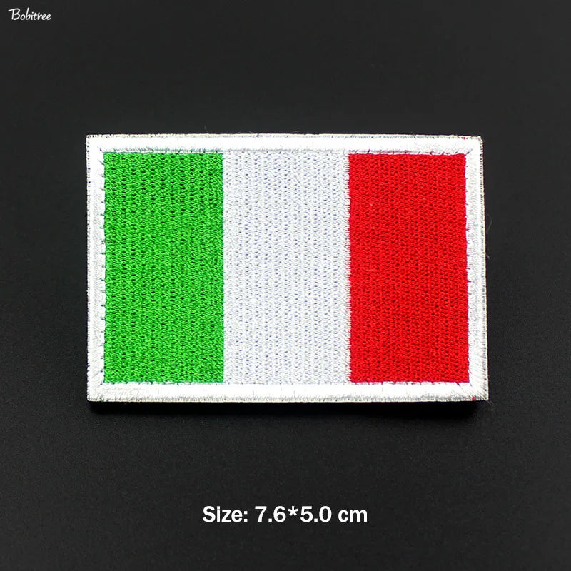 Peris Gems  1 Pcs Stick-On 3D Country Flag Fabric Patches SHEIN Amazon Temu