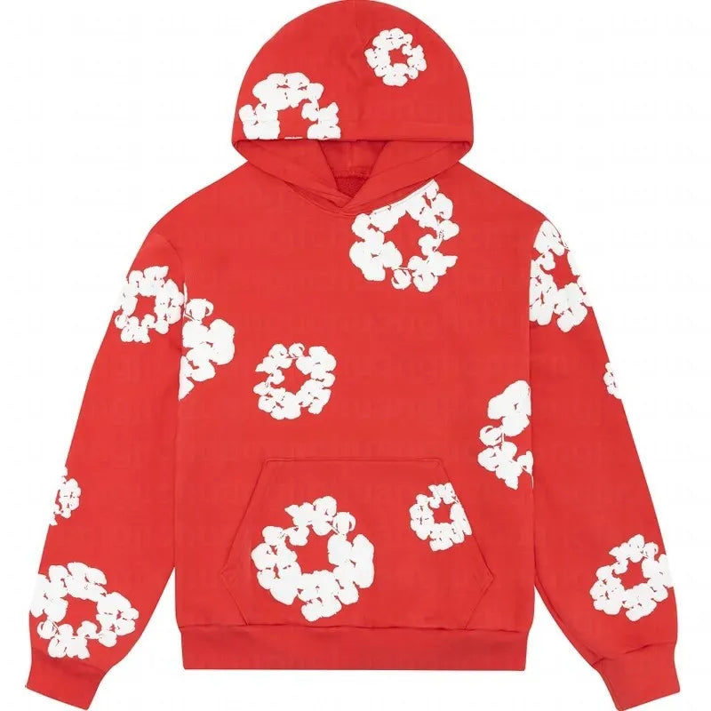 Peris Gems  1 / S Daisy Flower Print Oversized Y2K Hoodie Unisex SHEIN Amazon Temu