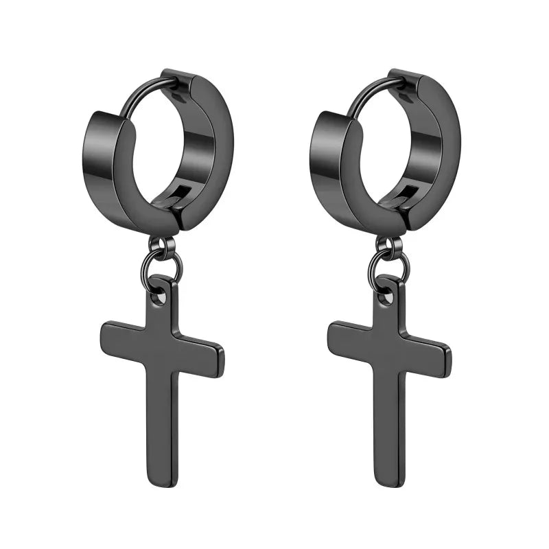 Peris Gems 1Pc Hip Hop Trend Cross Titanium Steel Stud Earrings for Men Women, Punk Simple Round Piercing Earrings Y2K Jewelry Accessories 1Pc Hip Hop Trend Cross Titanium Steel Stud Earrings for Men Women, Punk Simple Round Piercing Earrings Y2K Jewelry Accessories SHEIN Amazon Temu