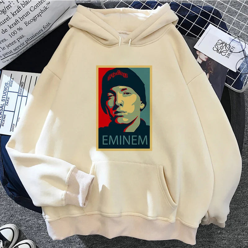 Peris Gems 2 / 3XL Eminem Print Hoodies Men/Women Casual Fashion Hooded Shirt Woman y2k Long Sleeves Pullover Sweatshirts Oversized Unisex Clothing SHEIN Amazon Temu