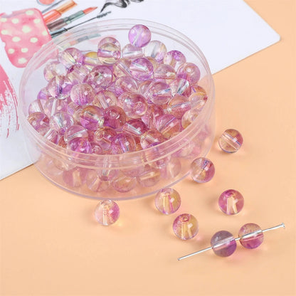 Peris Gems 20 / 50pcs / CHINA 8mm Glass Jelly Bubble Double Round Beads For Making Jewelry DIY Earring Bracelet Necklace Women Girls Accessories 50pcs 8mm Glass Jelly Bubble Double Round Beads For Making Jewelry DIY Earring Bracelet Necklace Women Girls Accessories 50pcs SHEIN Amazon Temu