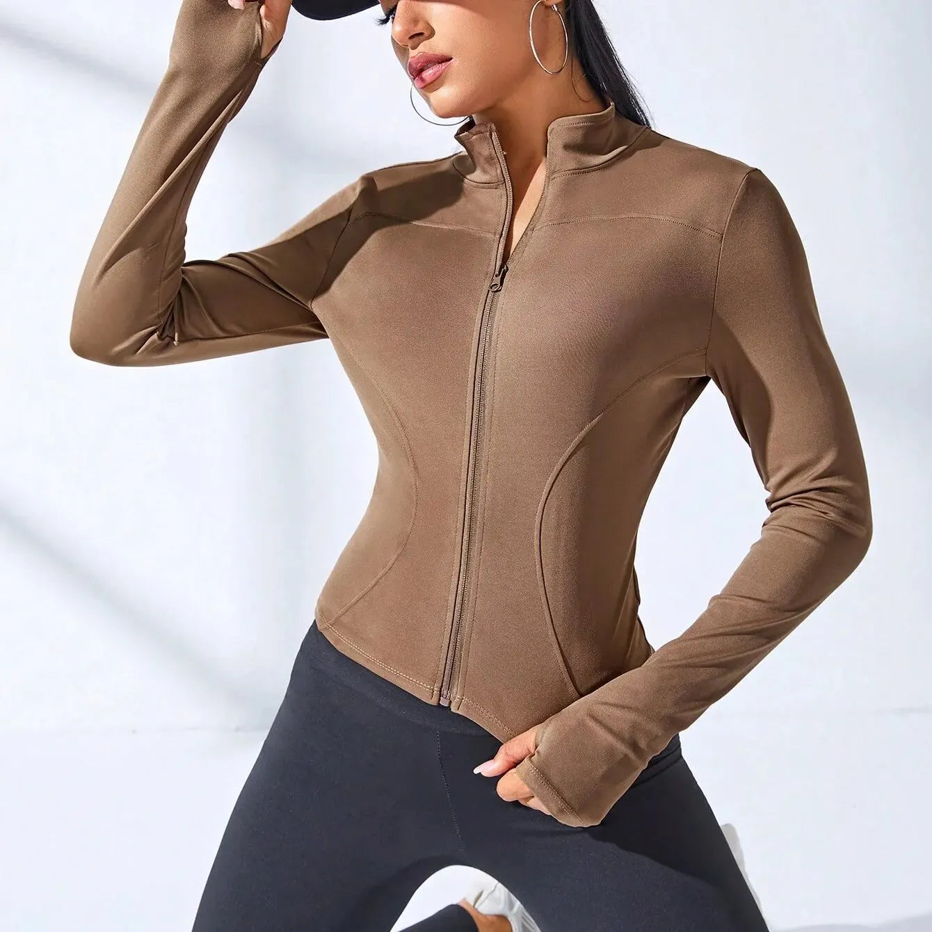 Peris Gems 2024 New Yoga Coat Short Sports Jacket WOMEN&