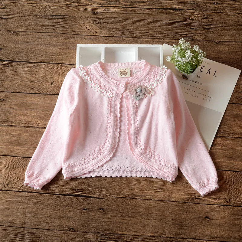 Peris Gems  205039 pink / 0-6 Month Thin Elegant Cotton Cardigan Jackets for Baby Girls SHEIN Amazon Temu