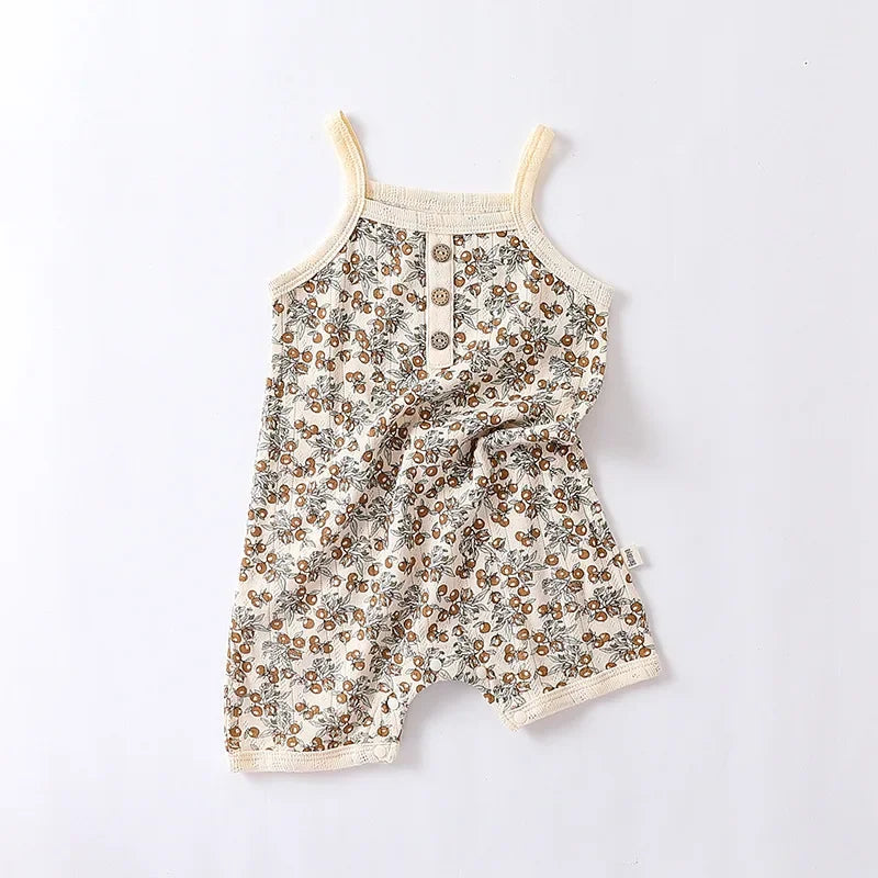 Peris Gems 3 / 80 12-18M 0-24M Newborn Kid Baby Boys Girls Clothes Summer Cotton Baby Romper Sleeveless Jumpsuit Cute Sweet New Born Outfit SHEIN Amazon Temu