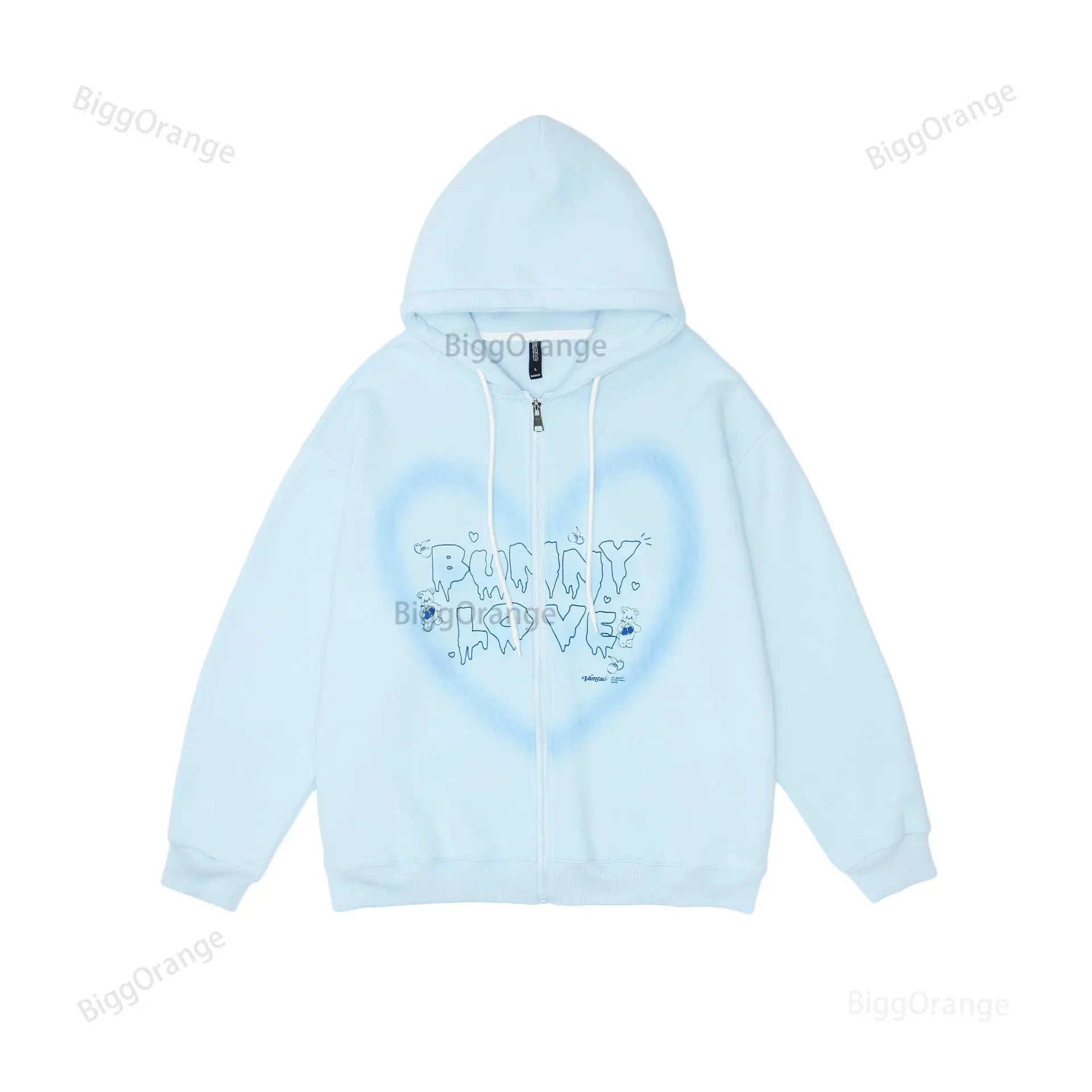 Peris Gems 3 / M Heart shaped letter hoodie oversize loose casual Harajuku draped feeling lazy men autumn American hoodie hiphop jacket grunge SHEIN Amazon Temu