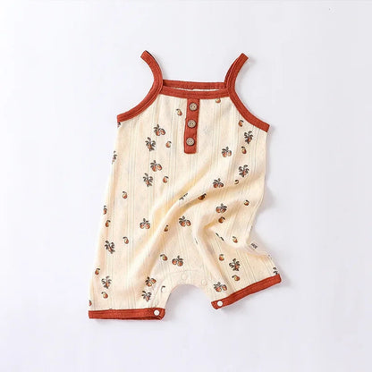 Peris Gems 4 / 80 12-18M 0-24M Newborn Kid Baby Boys Girls Clothes Summer Cotton Baby Romper Sleeveless Jumpsuit Cute Sweet New Born Outfit SHEIN Amazon Temu