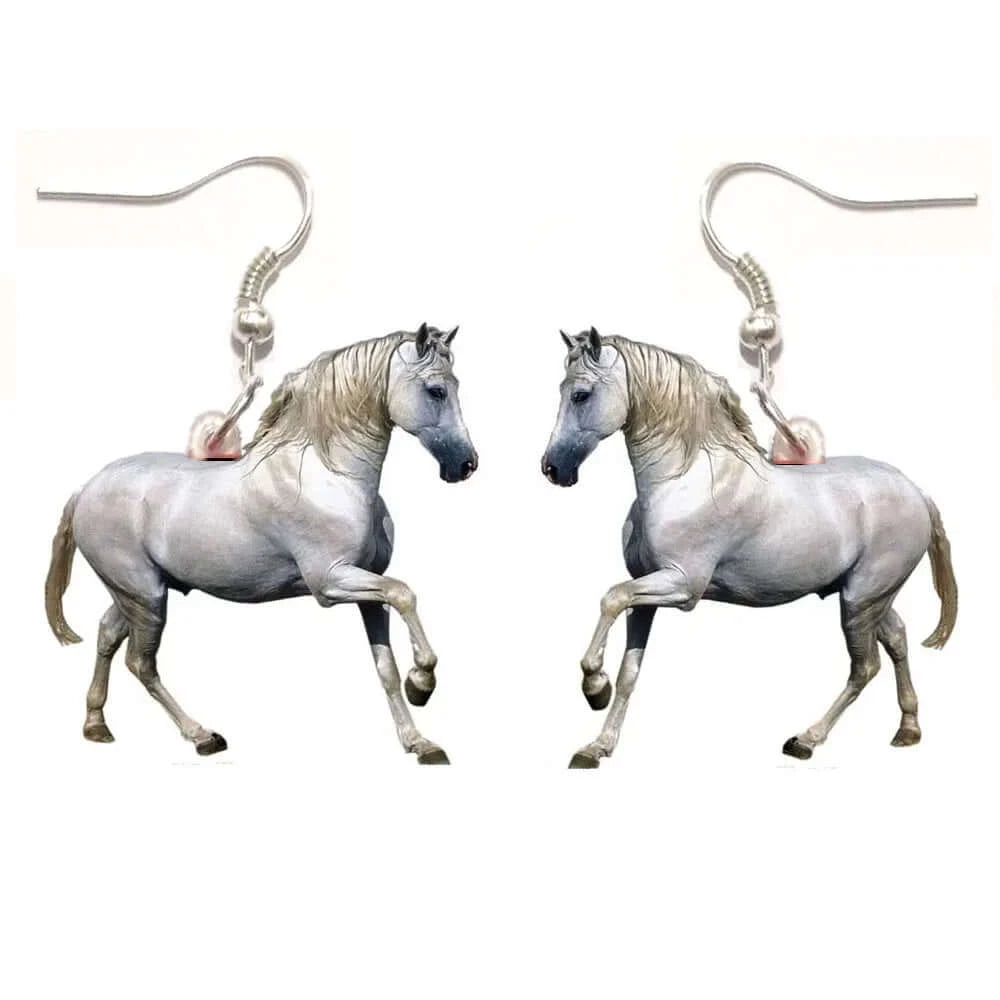 Peris Gems  5 1 Pair Horse Acrylic Earrings Womens Earrings In Jewelry Gifts for Women Love Animal Horse Charm Fashion Earring 2024 SHEIN Amazon Temu