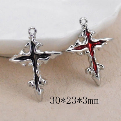 Peris Gems 5pcs New Cross Gothic Charms Y2K Style Religious Pendants DIY Earring Bracelet Necklace Accessories For Jewelry Making Findings 5pcs New Cross Gothic Charms Y2K Style Religious Pendants DIY Earring Bracelet Necklace Accessories For Jewelry Making Findings SHEIN Amazon Temu