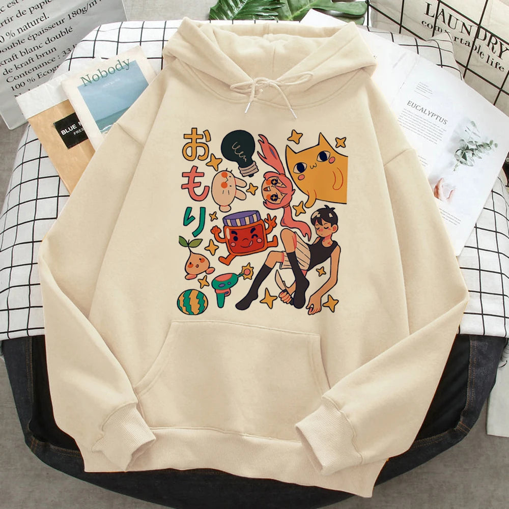 Peris Gems 79087 / XS Omori hoodies women y2k aesthetic Kawaii sweat y2k Hooded Shirt women harajuku tracksuit SHEIN Amazon Temu