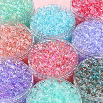 Peris Gems 8mm Glass Jelly Bubble Double Round Beads For Making Jewelry DIY Earring Bracelet Necklace Women Girls Accessories 50pcs 8mm Glass Jelly Bubble Double Round Beads For Making Jewelry DIY Earring Bracelet Necklace Women Girls Accessories 50pcs SHEIN Amazon Temu