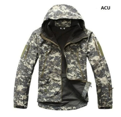 Peris Gems  ACU / XS Woodland Camo Softshell Hunting Jackets for Men SHEIN Amazon Temu