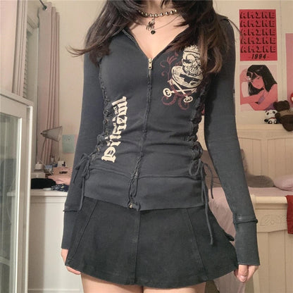 Peris Gems As photo shows / M Lamuusaa y2k Grunge Sweatshirt 2000s Women Punk Gothic Clothes Zip Up Long Sleeve Tops E Girl Hoodie Dark Academia Clothing Lamuusaa y2k Grunge Sweatshirt 2000s Women Punk Gothic Clothes Zip Up Long Sleeve Tops E Girl Hoodie Dark Academia Clothing SHEIN Amazon Temu