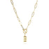 Peris Gems  B / Gold Clasp Initial Letter Necklaces - Paperclip Necklace with Initial Pendant SHEIN Amazon Temu