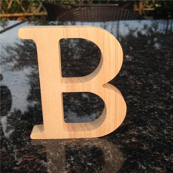 Peris Gems  B Wholesale 10cm High Wooden A to Z Alphabet Letters SHEIN Amazon Temu