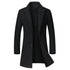 Peris Gems  Black / M Slim Cotton Collar Wool Coats for Men SHEIN Amazon Temu