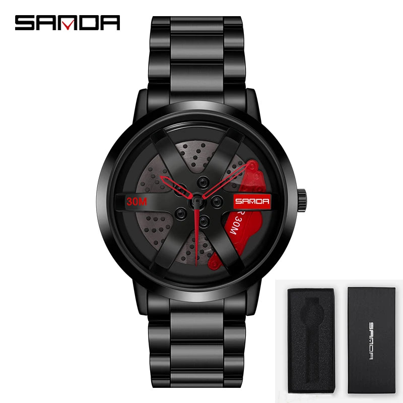 Peris Gems black red With box / CHINA Regarder SANDA Mens Watch Rim Hub Watch Wheel Wristwatch Clock Sport Car  Creative 360° Spinning Men Wrist Watch Reloj de hombre Regarder SANDA Mens Watch Rim Hub Watch Wheel Wristwatch Clock Sport Car  Creative 360° Spinning Men Wrist Watch Reloj de hombre SHEIN Amazon Temu