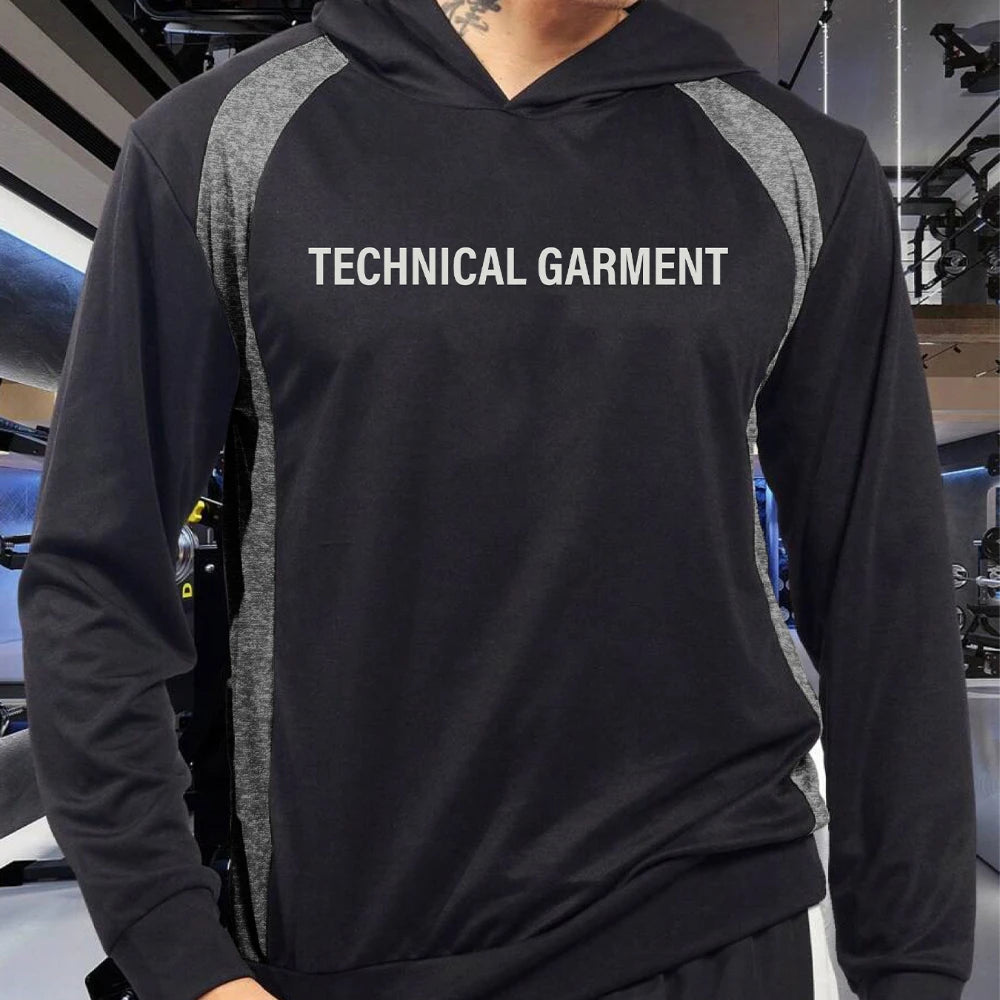 Peris Gems Black / S New Mens Running T-Shirts Fall Men Y2K Long Sleeve Hooded Sweatshirt Pullover Workout Hoodies Tight Fitness Gym Top Men Clothing SHEIN Amazon Temu