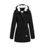 Peris Gems  Black / S Warm Winter Coat Jackets for Women | Elastic Waist Overcoats SHEIN Amazon Temu