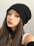 Peris Gems black Solid Girls Women Y2K Fall/Winter/Summer/Spring Beanie Soft  Knit Hat SkullCap Ski Cap Ski Outdoor Sports Leisure Bonnets SHEIN Amazon Temu