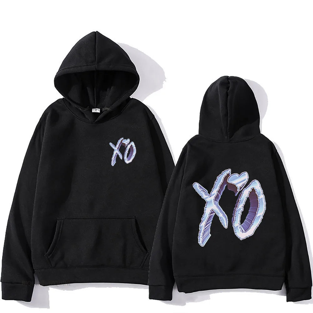 Peris Gems black / XXXL The Weeknd Dawn Fm Double Sided Print Hoodie Men Women Oversized Clothing Fashion Hip Hop Sweatshirts Fleece Pullovers Sudaderas SHEIN Amazon Temu