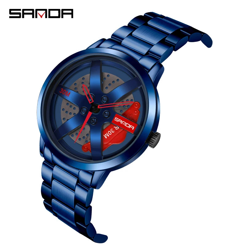 Peris Gems blue red / CHINA Regarder SANDA Mens Watch Rim Hub Watch Wheel Wristwatch Clock Sport Car  Creative 360° Spinning Men Wrist Watch Reloj de hombre Regarder SANDA Mens Watch Rim Hub Watch Wheel Wristwatch Clock Sport Car  Creative 360° Spinning Men Wrist Watch Reloj de hombre SHEIN Amazon Temu