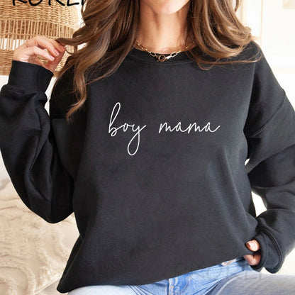 Peris Gems  Boy Mama Comfy Mom Sweatshirts for Women SHEIN Amazon Temu