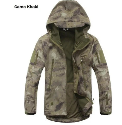 Peris Gems  Camo Khahi / XS Woodland Camo Softshell Hunting Jackets for Men SHEIN Amazon Temu