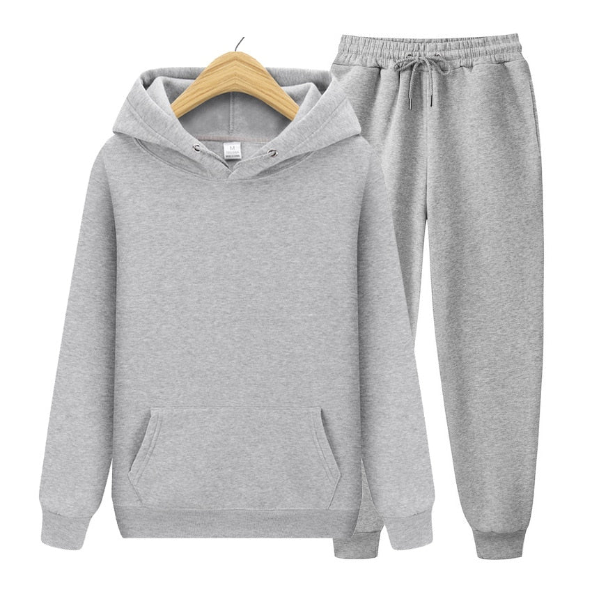 Peris Gems  Casual Autumn Hoodie and Sweatpants Tracksuit Set Unisex SHEIN Amazon Temu