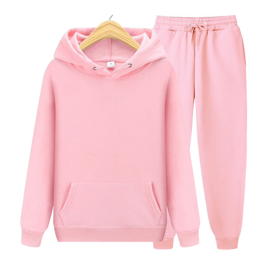 Peris Gems  Casual Autumn Hoodie and Sweatpants Tracksuit Set Unisex SHEIN Amazon Temu