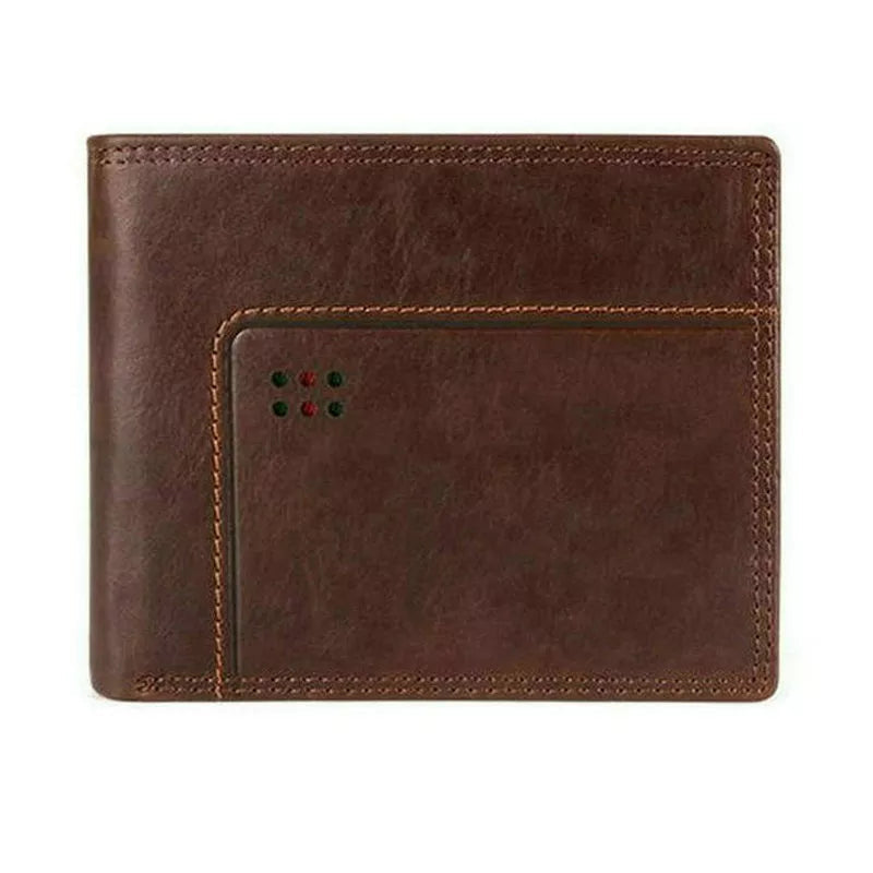 Peris Gems  coffee new design GENODERN Cow Leather Men Wallets with Coin Pocket Vintage Male Purse RFID Blocking Genuine Leather Men Wallet with Card Holders SHEIN Amazon Temu