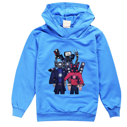 Peris Gems  COLOR 14 / 100(Kids 2-3Years) TV Man from Skibidi Toilet Hoodie for Kids SHEIN Amazon Temu