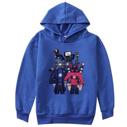 Peris Gems  COLOR 20 / 100(Kids 2-3Years) TV Man from Skibidi Toilet Hoodie for Kids SHEIN Amazon Temu