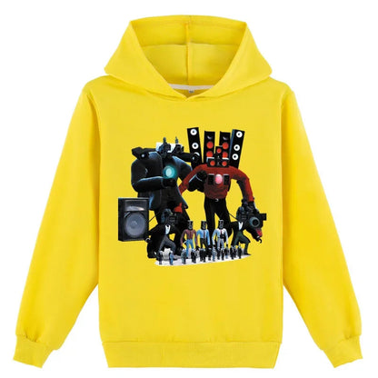 Peris Gems  COLOR 6 / 100(Kids 2-3Years) TV Man from Skibidi Toilet Hoodie for Kids SHEIN Amazon Temu