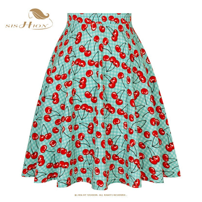 Peris Gems  Cotton Midi Skirt Collection for Women | Floral Polka Dot Skirts SHEIN Amazon Temu