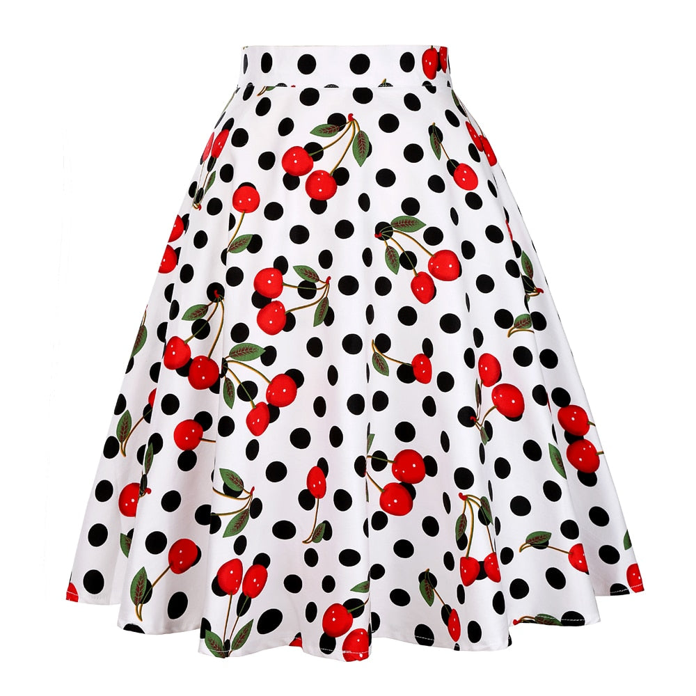 Peris Gems  Cotton Midi Skirt Collection for Women | Floral Polka Dot Skirts SHEIN Amazon Temu