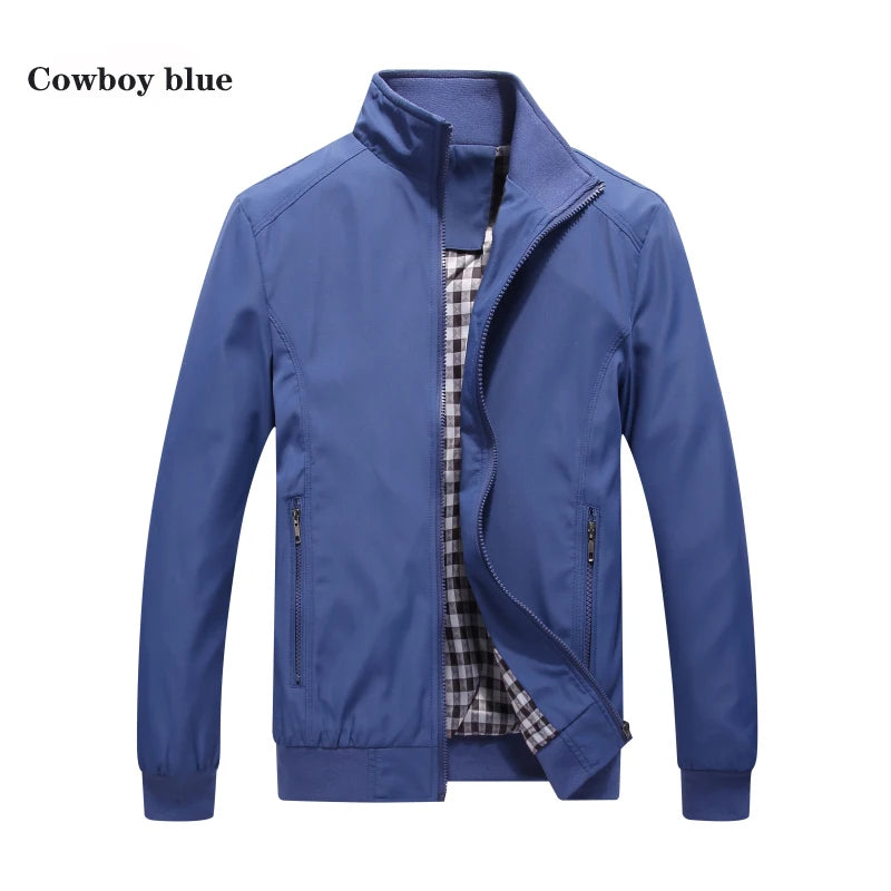 Peris Gems Cowboy blue 5518 / XL New 2023Jacket Men Fashion Casual Loose  Mens Jacket Sportswear Bomber Coat Mens jackets and Coats Plus Size M- 8XL SHEIN Amazon Temu