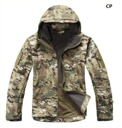 Peris Gems  CP / XS Woodland Camo Softshell Hunting Jackets for Men SHEIN Amazon Temu