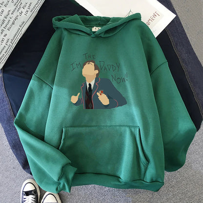 Peris Gems dark-green / XXXL Women Artistic Hoodies Casual The Umbrella Academy Print Oversize Sweatshirts Harajuku Long Sleeve Pullovers Couple Hoody Tops SHEIN Amazon Temu