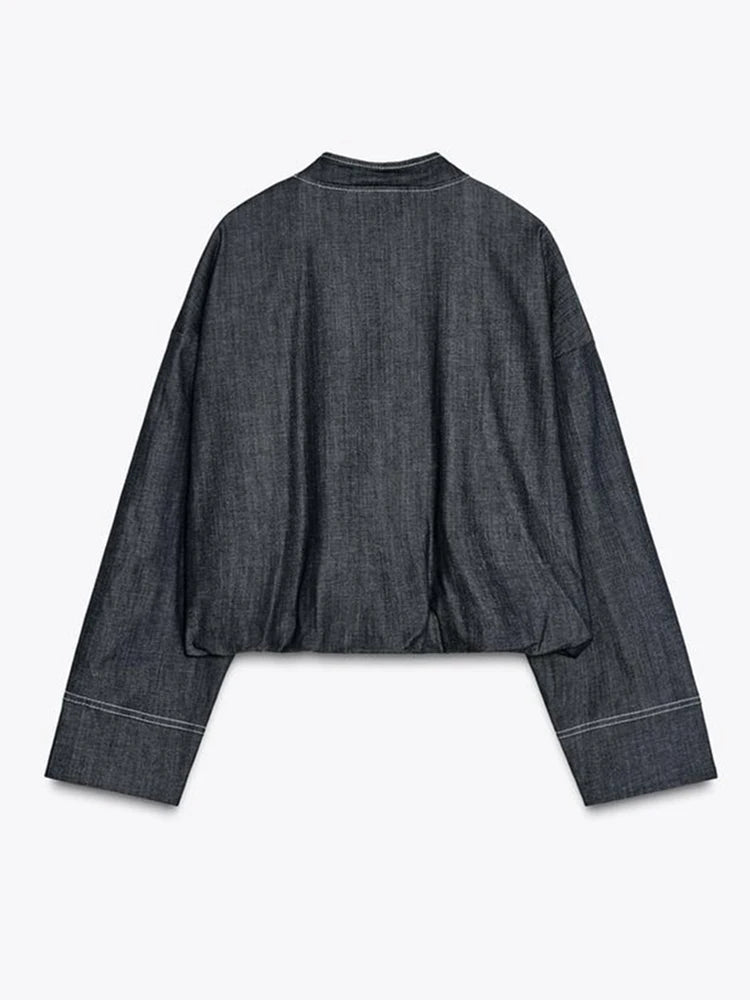 Peris Gems Denim Jacket Mini Skirt Set Slim Waist Bomber Long Sleeve Zipper Top High Waist A-line Pleat Skirt Suit 2025 Spring Jeans Suit Denim Jacket Mini Skirt Set Slim Waist Bomber Long Sleeve Zipper Top High Waist A-line Pleat Skirt Suit 2025 Spring Jeans Suit SHEIN Amazon Temu