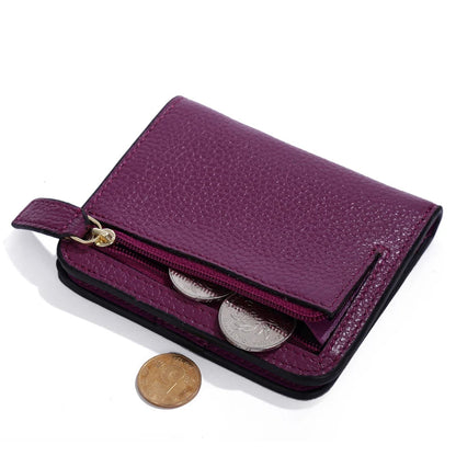 Peris Gems  Fashion Split Leather Women Wallets Mini Purse Lady Small Leather Wallet with Coin Pocket SHEIN Amazon Temu