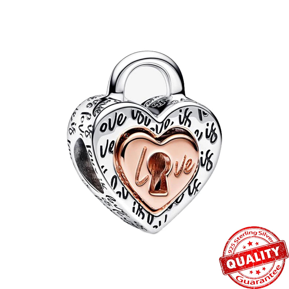 Peris Gems FCC005 New Arrival 925 Sterling Silver Love You Mom Entwined Infinite Hearts Charm Fit Original Bracelet for Women Necklace DIY Jewelry New Arrival 925 Sterling Silver Love You Mom Entwined Infinite Hearts Charm Fit Original Bracelet for Women Necklace DIY Jewelry SHEIN Amazon Temu