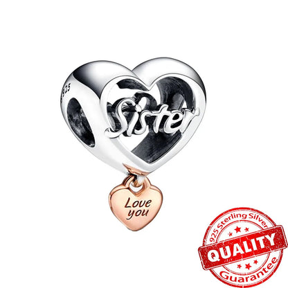 Peris Gems FCC049 New Arrival 925 Sterling Silver Love You Mom Entwined Infinite Hearts Charm Fit Original Bracelet for Women Necklace DIY Jewelry New Arrival 925 Sterling Silver Love You Mom Entwined Infinite Hearts Charm Fit Original Bracelet for Women Necklace DIY Jewelry SHEIN Amazon Temu